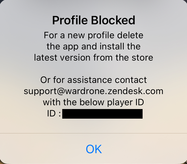 War Drone Profile Ban.png
